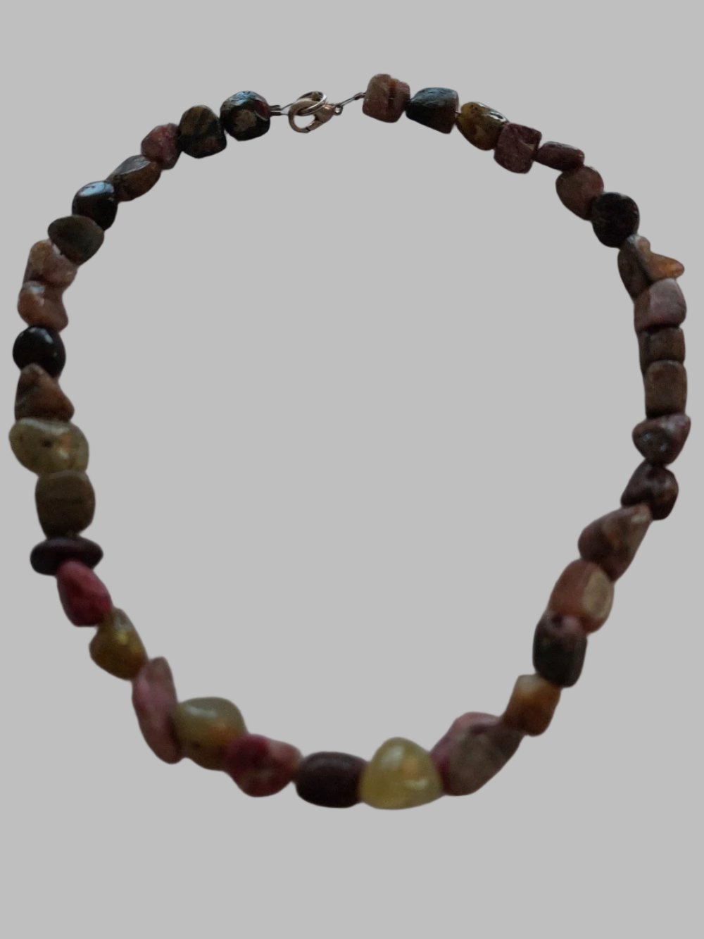 Multi Coloured Tourmaline Crystal Necklace