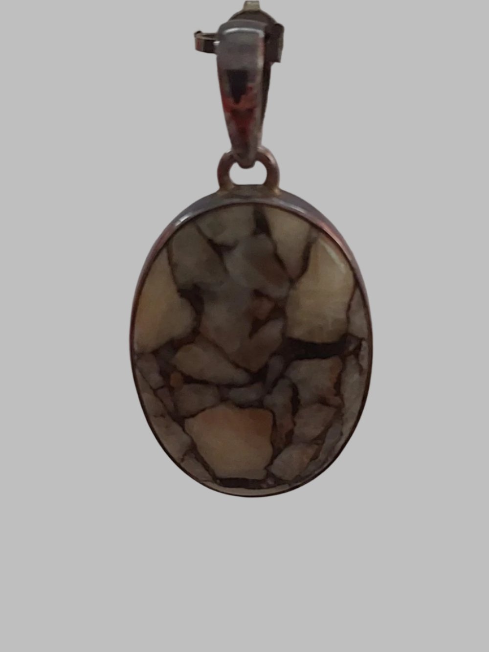 Jasper Crystal Sterling Silver 925 Pendant