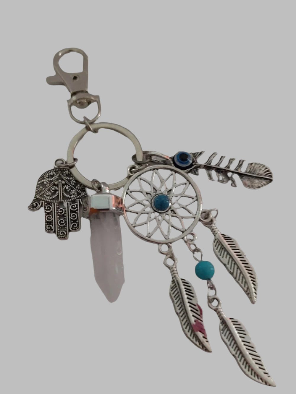 Dreamcatcher Charm Metal Keyring