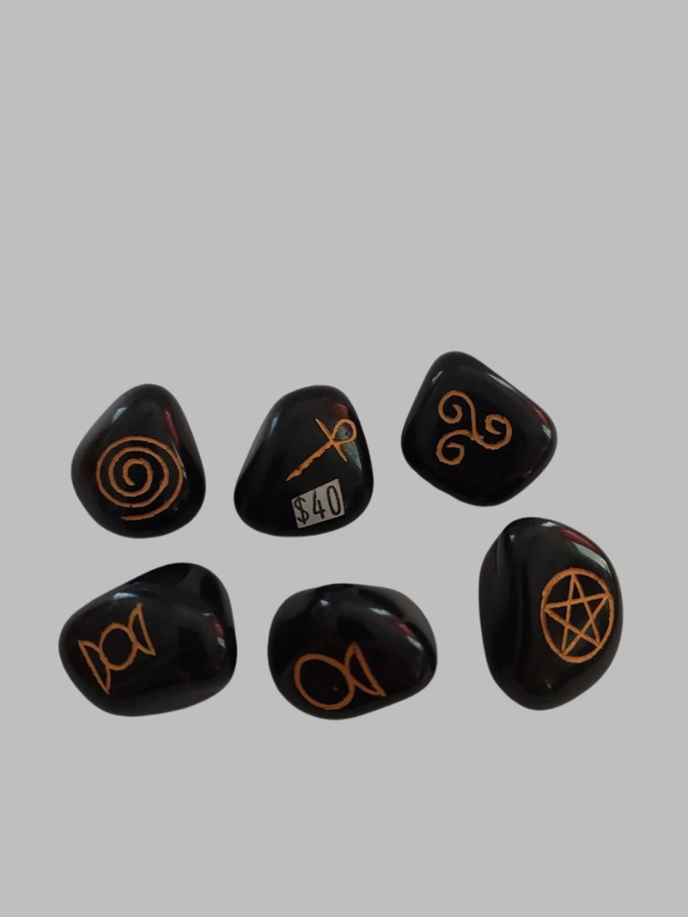 Black Tourmaline Witch Crystal Divination Stones