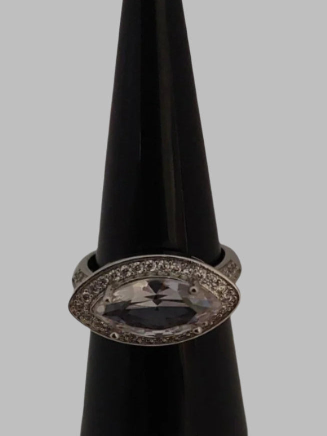Zircon Marquise Sterling Silver 925 Ring