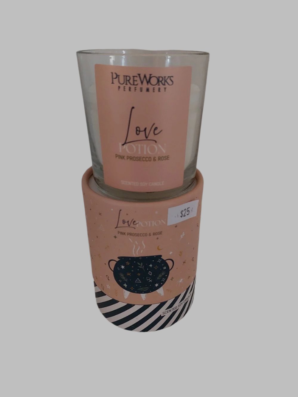 Pink Prosecco & Rose Love Potion Soy Candle
