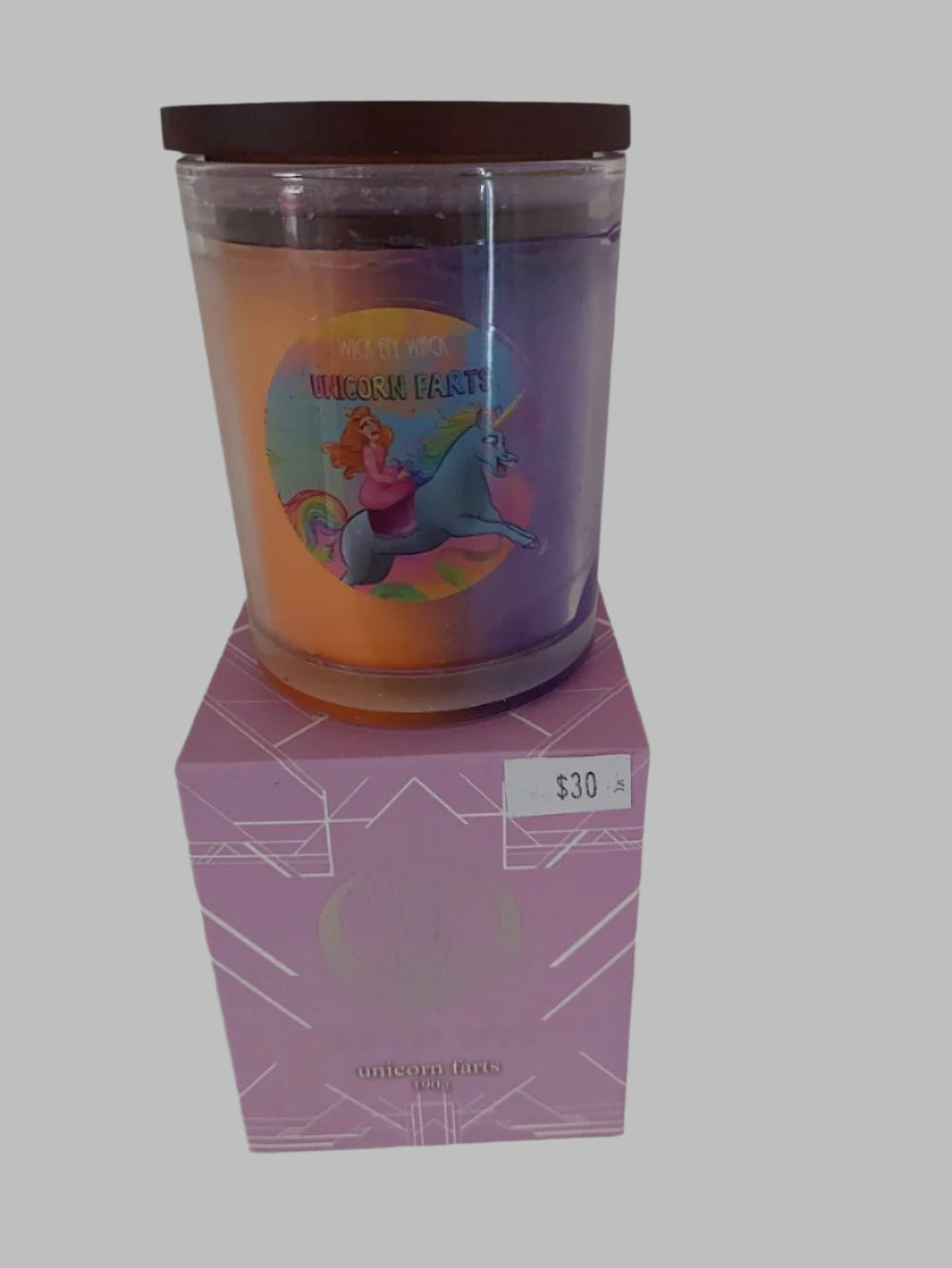 Unicorn Farts Soy Tie-Dye Candle