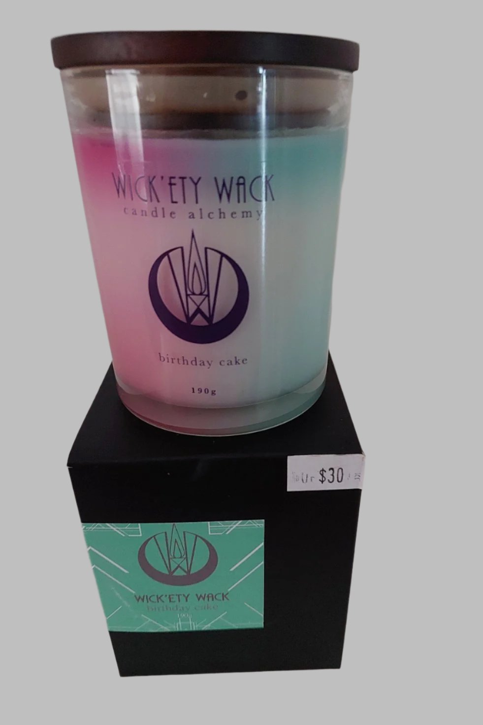 Birthday Cake Soy Tie-Dye Candle