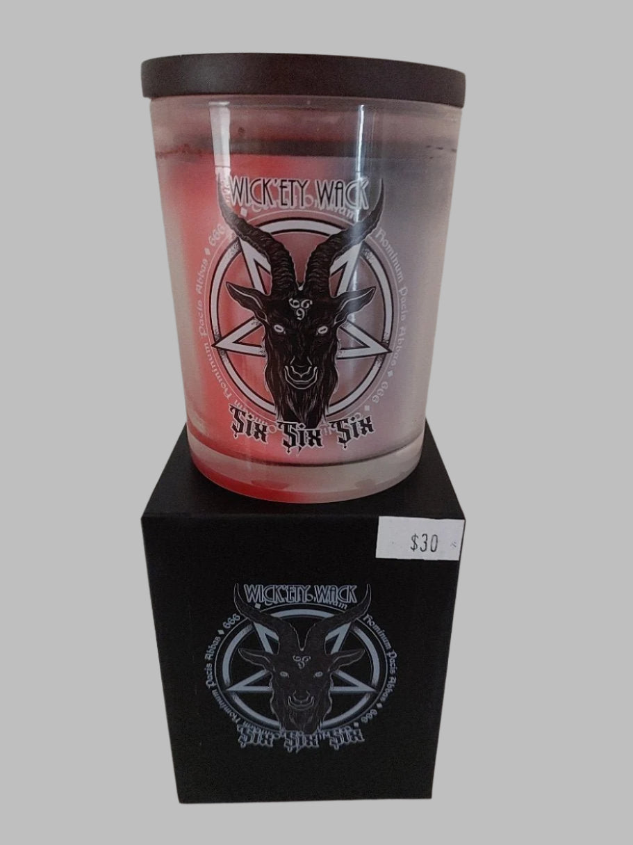 Six Six Six Soy Tie-Dye Candle