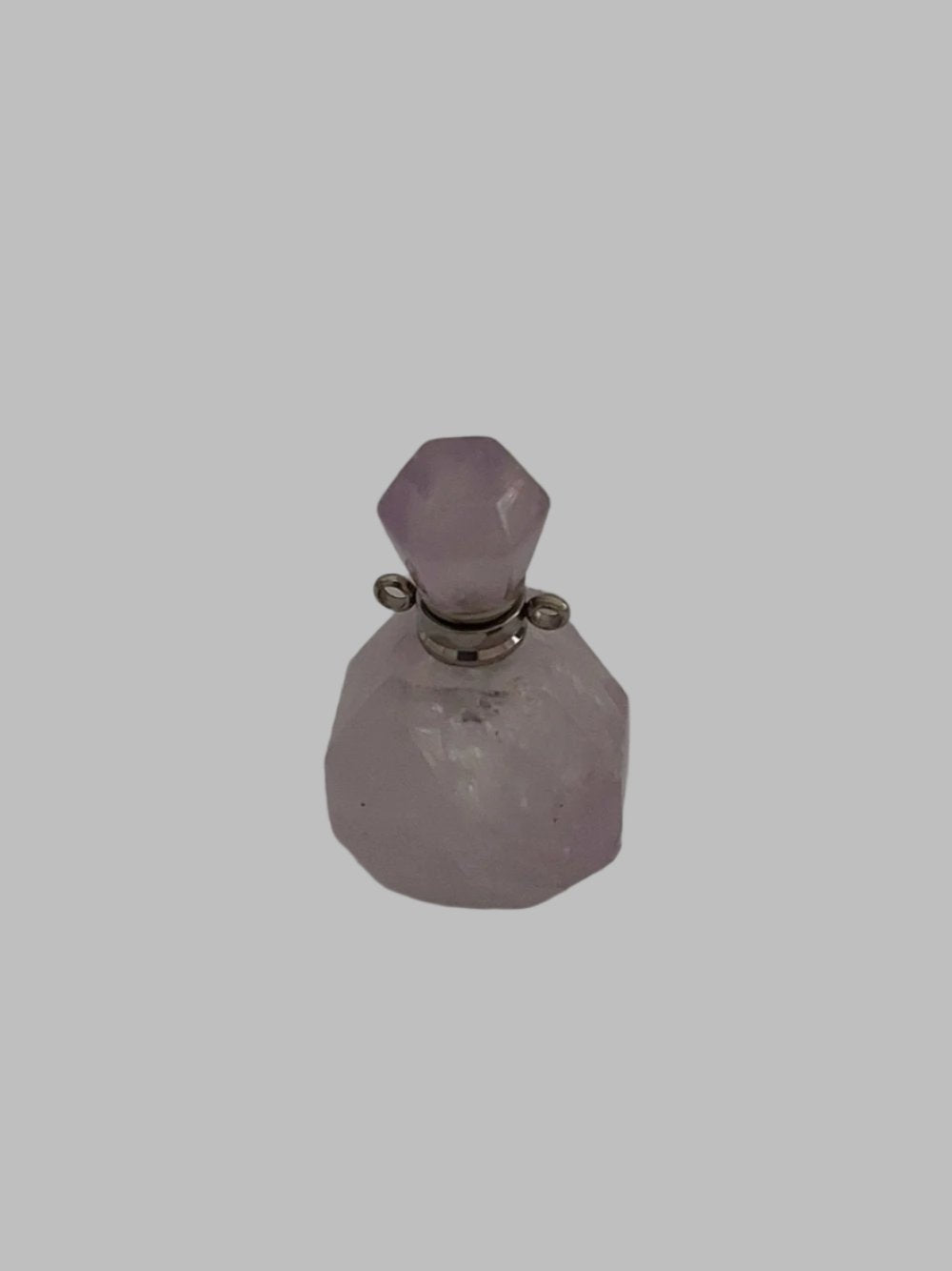 Amethyst Faceted Perfume Little Bottle