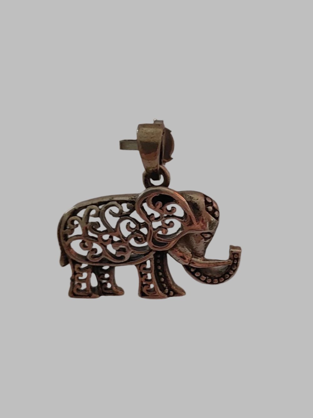 Elephant Sterling Silver 925 Pendant