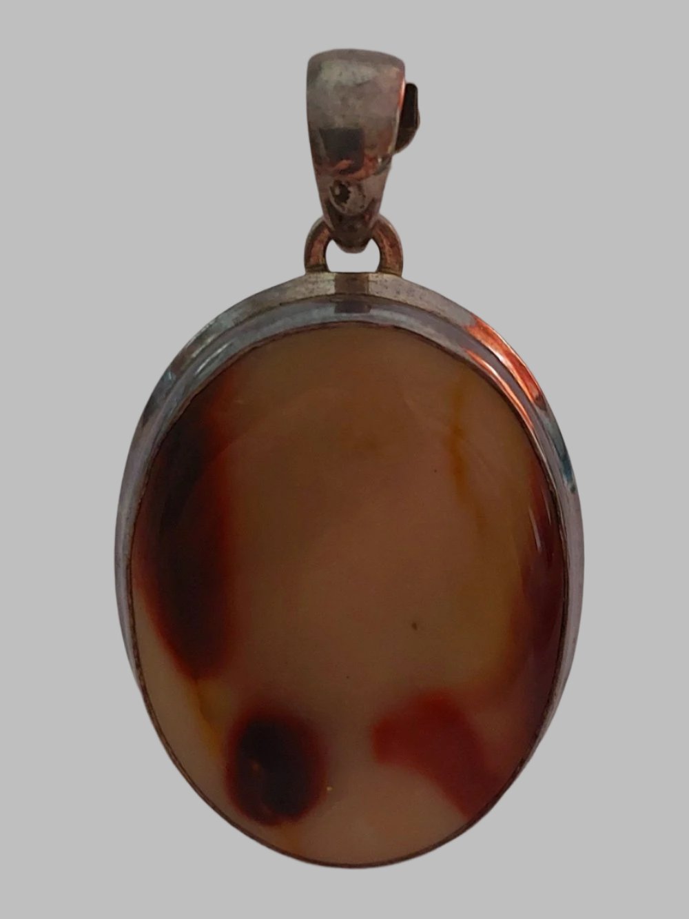 Australian Mookaite Crystal Sterling Silver 925 Pendant