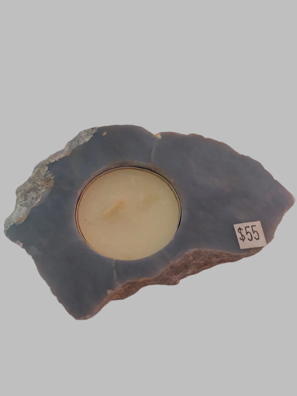 Angelite Crystal Tealight Holder