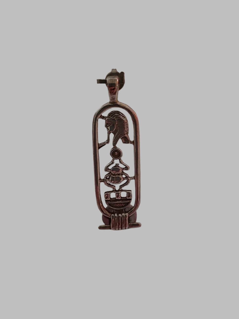 Egyptian Cartouche Sterling Silver 925 Pendant