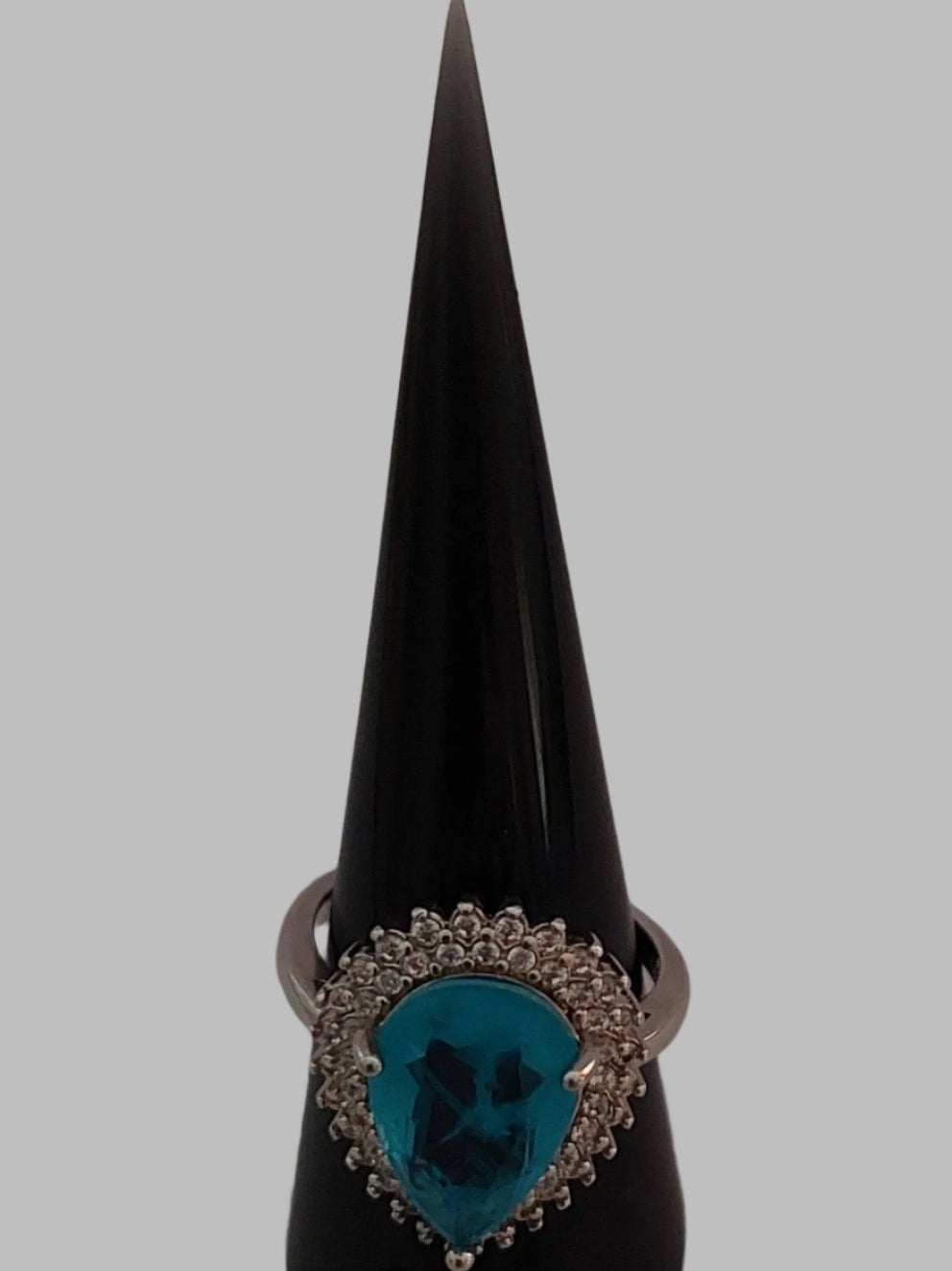 Paraiba Tourmaline Sterling Silver 925 Ring