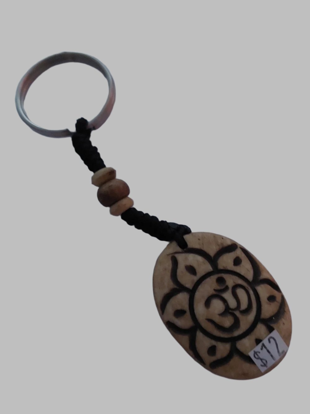 Om Resin Keyring