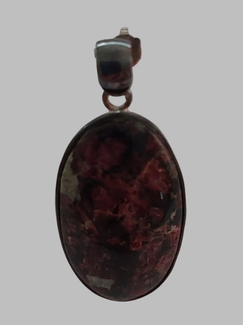 Eudialyte Crystal Sterling Silver 925 Pendant