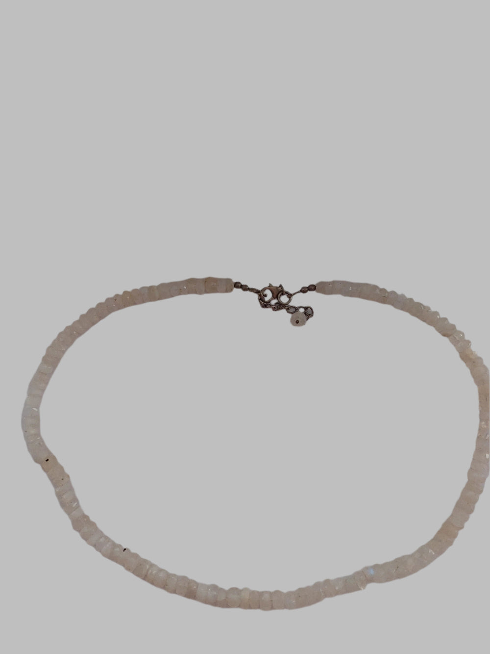 Rainbow Moonstone Crystal Necklace
