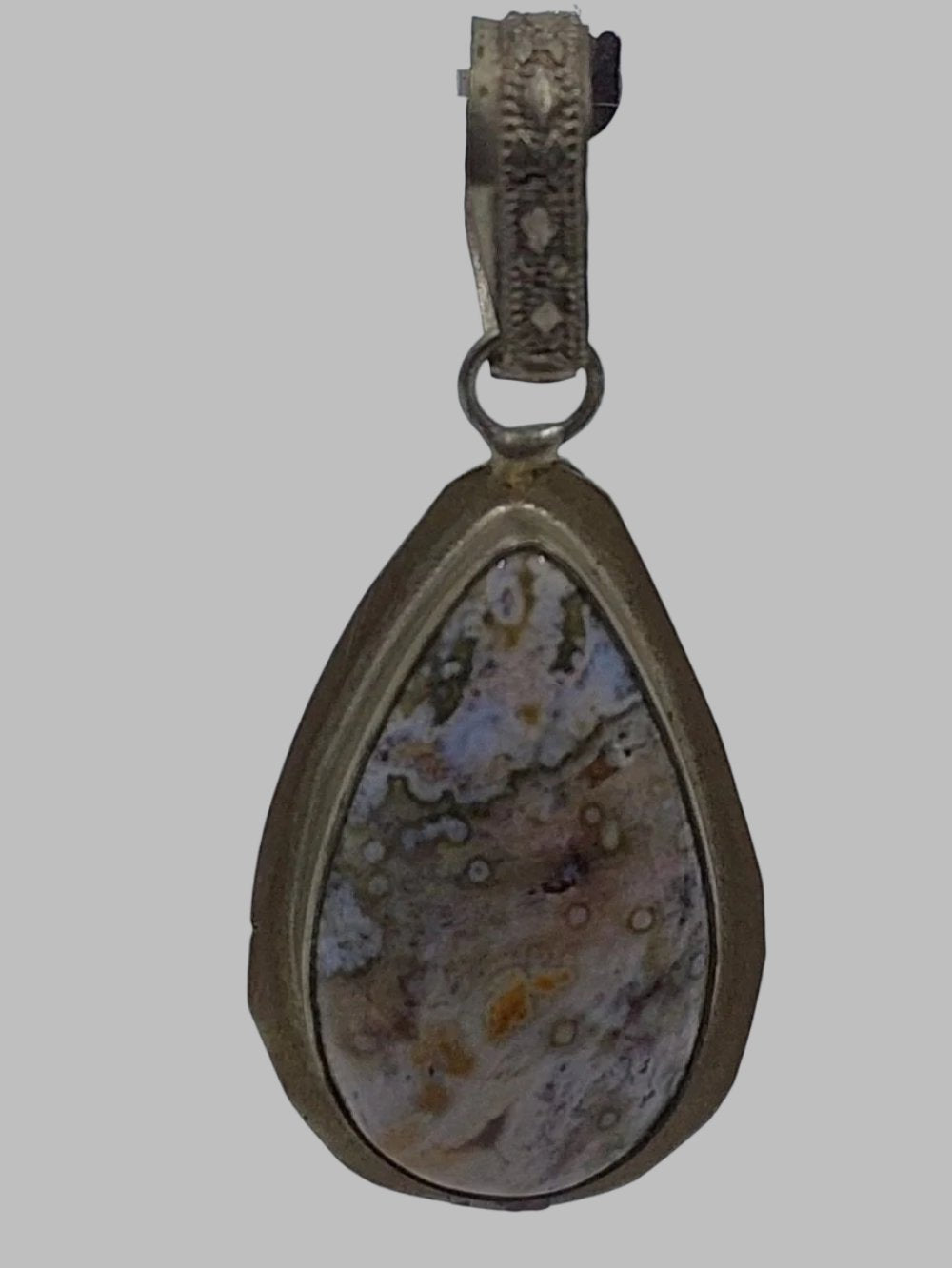 Ocean Jasper Vintage Look Pendant