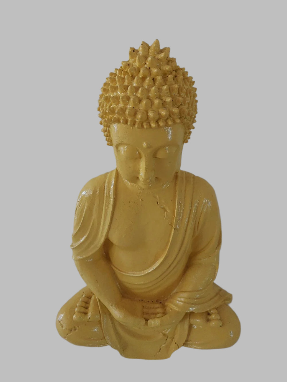 Yellow Meditating Buddha