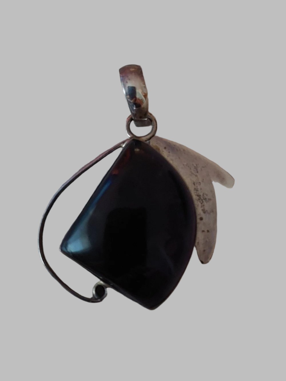 Amethyst Crystal Crystal  Sterling Silver 925 Pendant