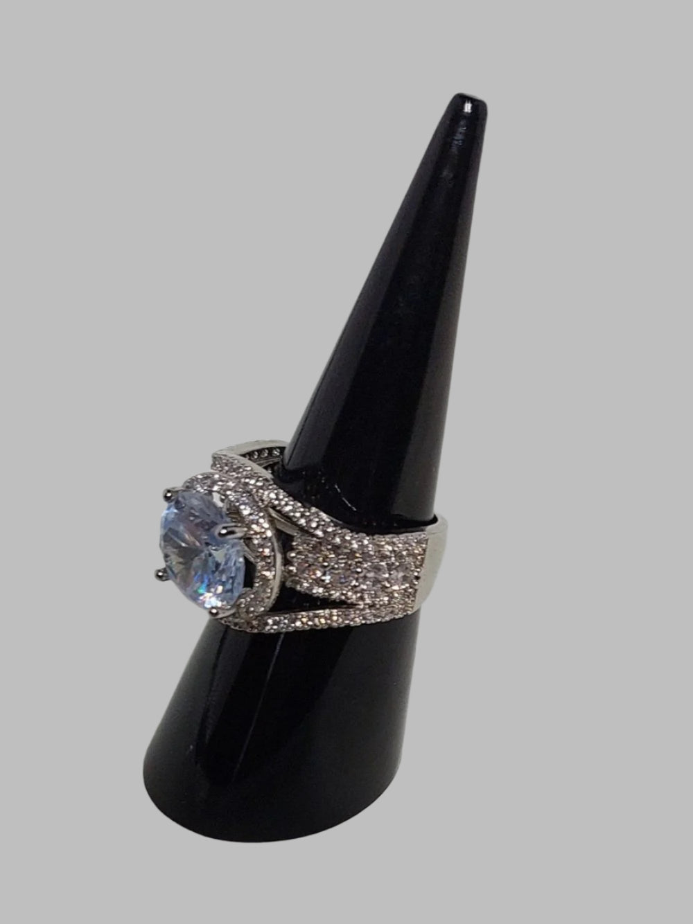 Zirconia Crystal Sterling Silver 925 Ring