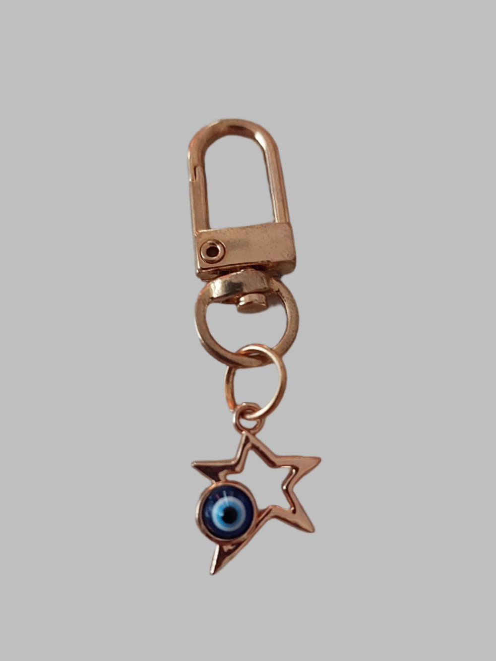 Star Eye Gold Keyring