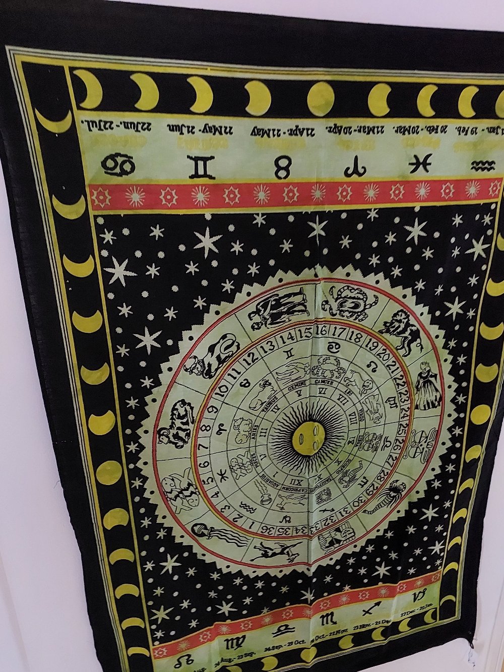 Astrology Wheel Wall Hanging