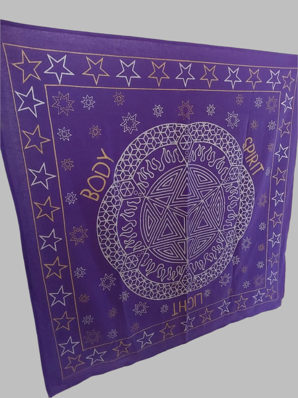 Spirit Light Body Mandala Purple Wall Hanging