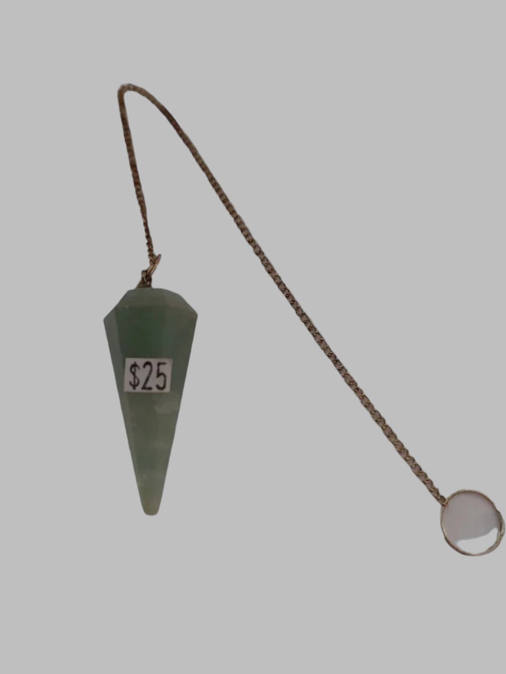 Green Aventurine Crystal Pendulum