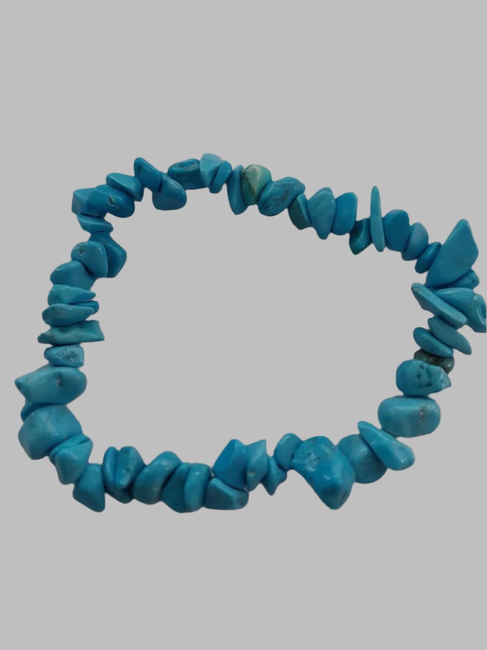 Blue Howlite Crystal Stretch Bracelet