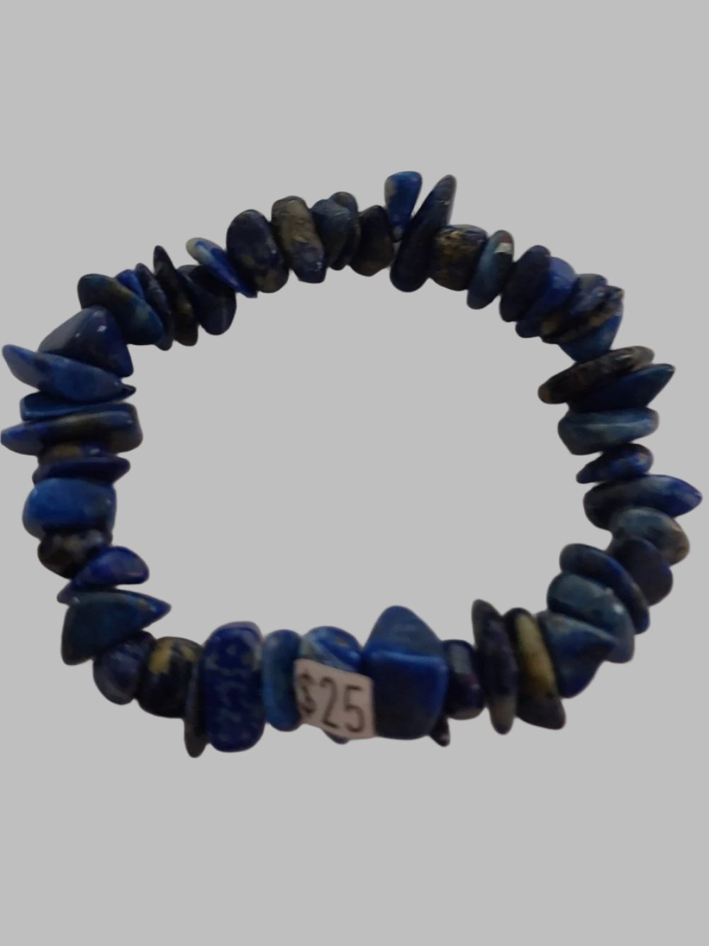 Lapis lazuli Chuck Chip Crystal Stretch Bracelet