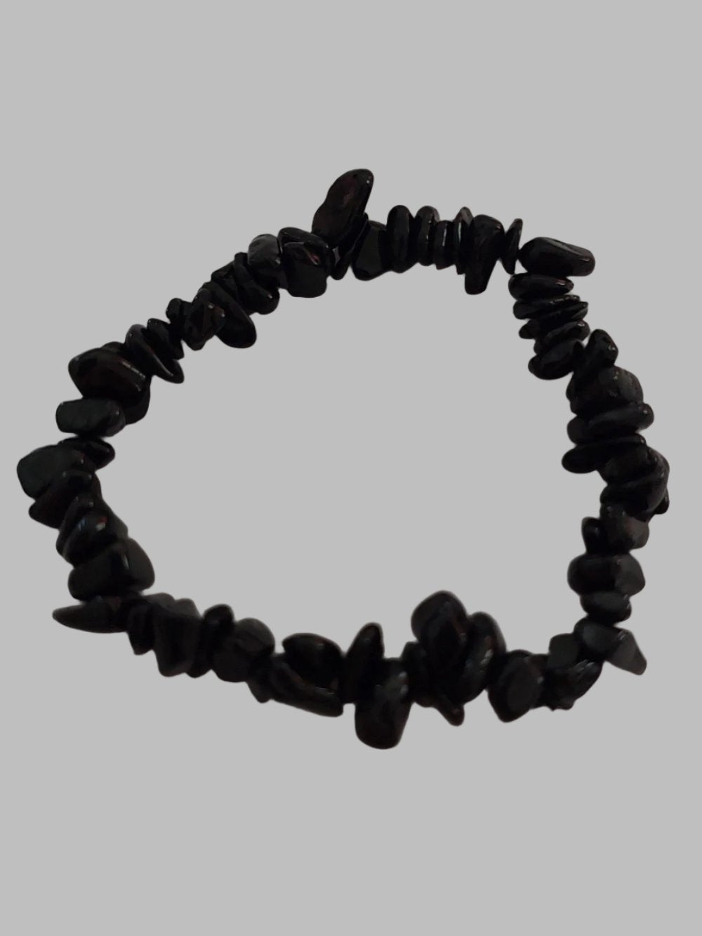 Black Tourmaline Chip Stretch Bracelet