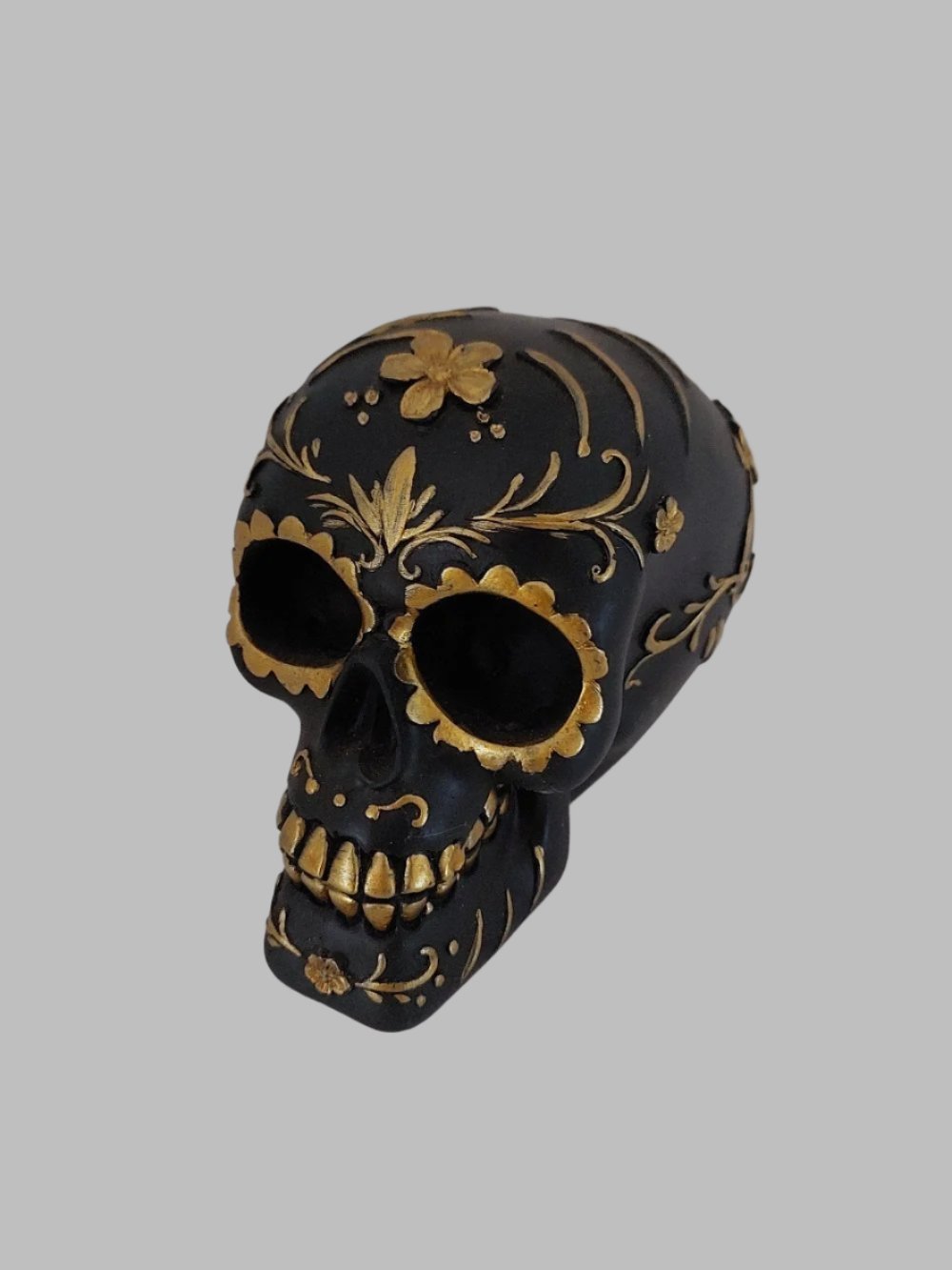 Gold & Black Skull