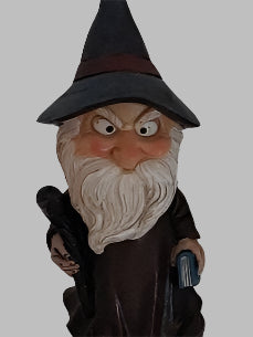 Wizard Staff & Book Bobble Head Figurine