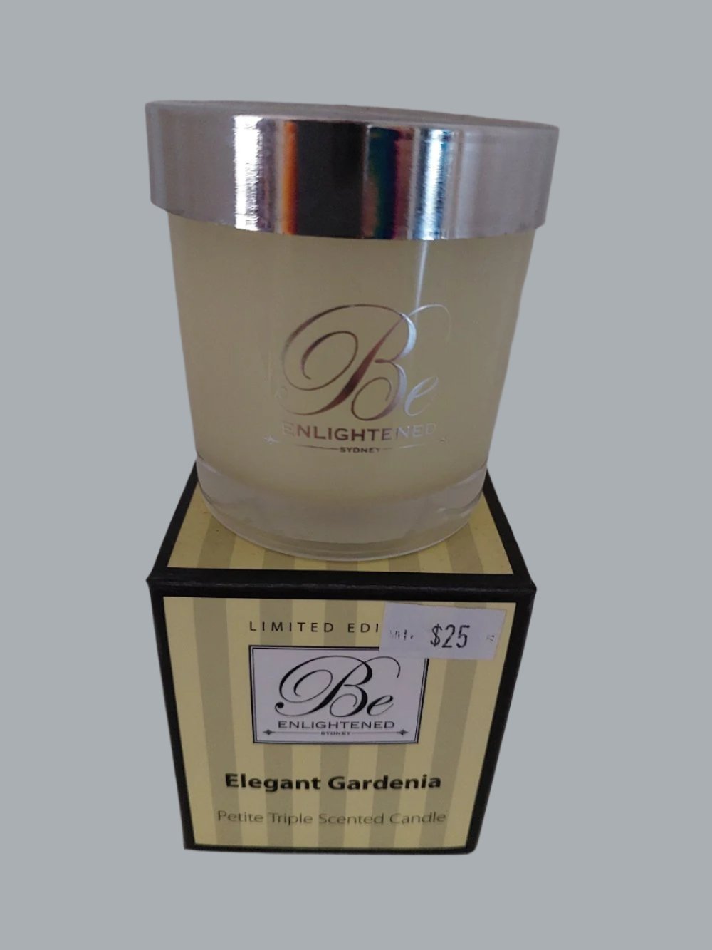 Elegant Gardenia Triple Scented Candle