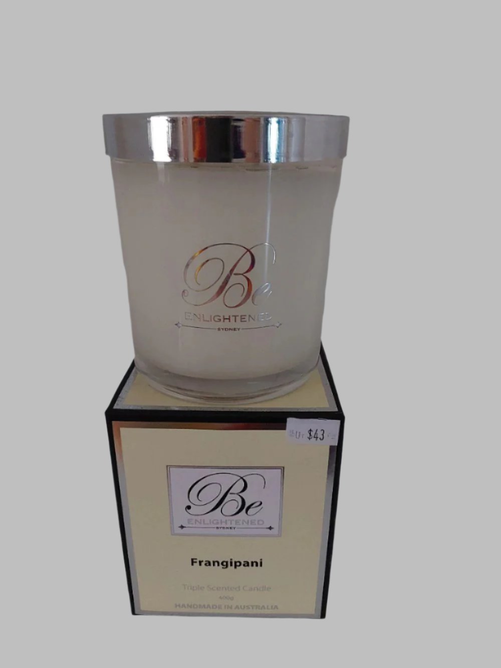 Frangipani Triple Scented Candle