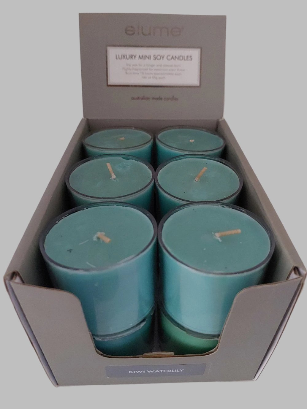 Kiwi Waterlily Mini Soy Candle