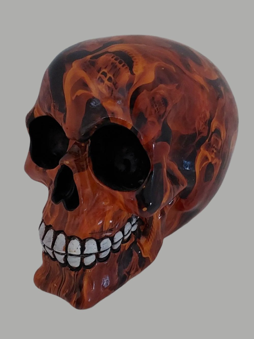 Rust & Black Mystical Skull