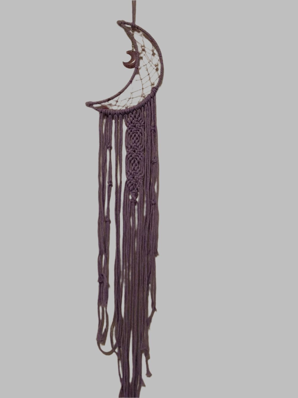 Lilac Moon Cord Dreamcatcher