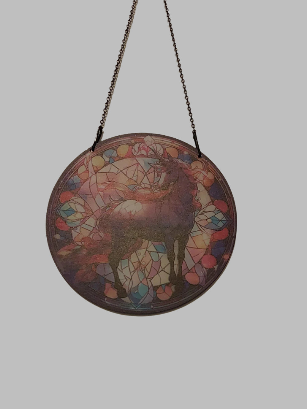 Unicorn Round Wall Hanging