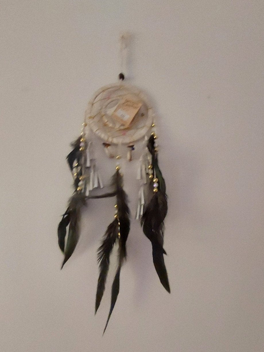 Leather & Shells Beads Dreamcatcher