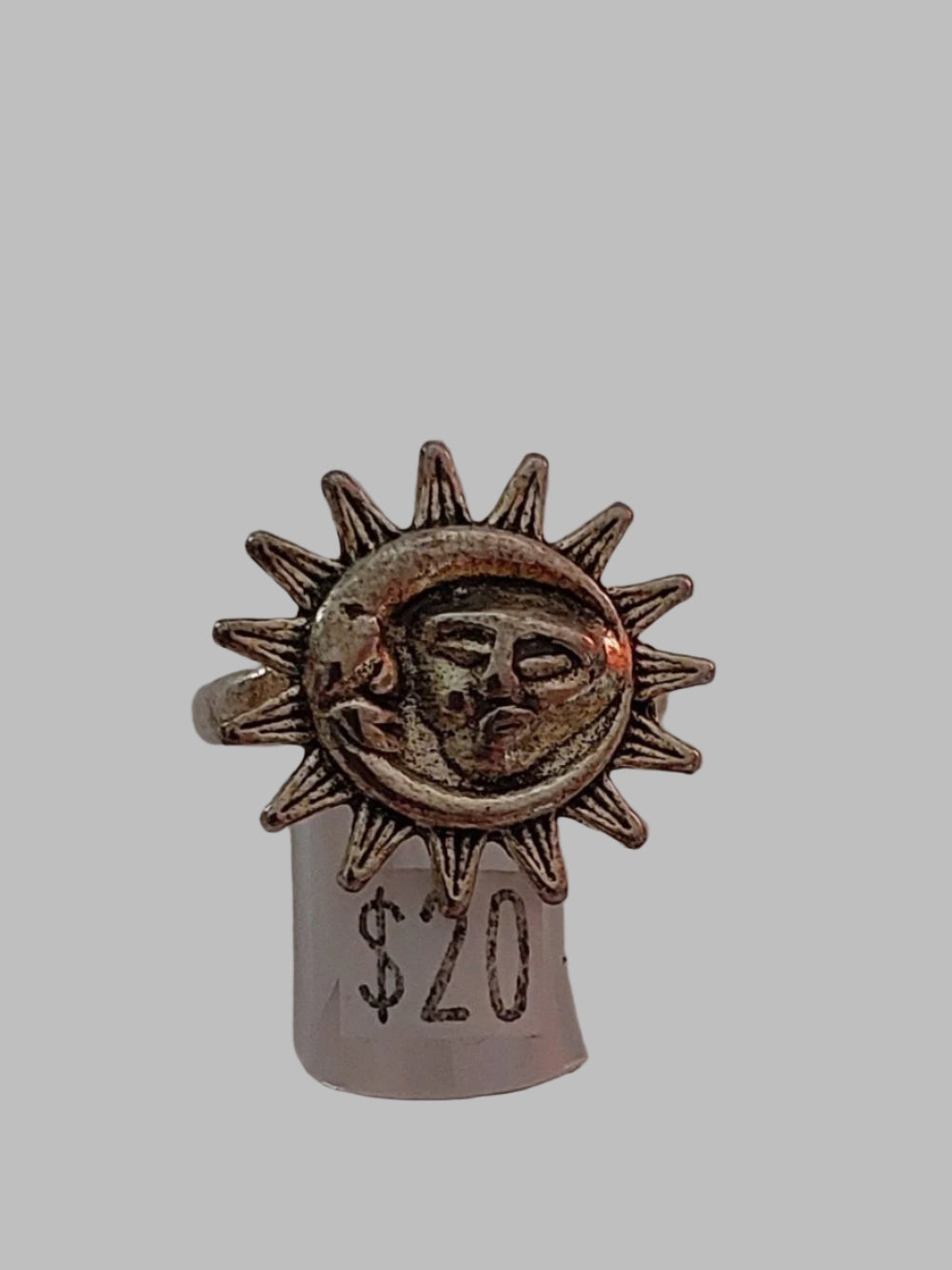 Sun & Moon Metal Ring