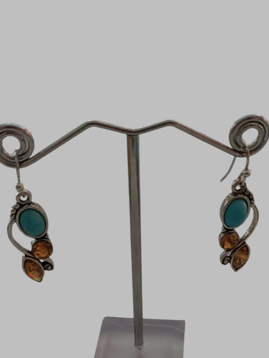 Three Shape Resin Drop Earrings
