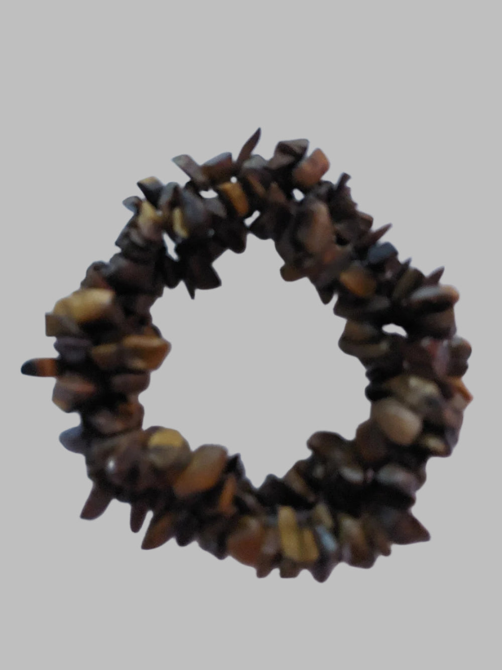 Tigers Eye Twist Chip Crystal Stretch Bracelet