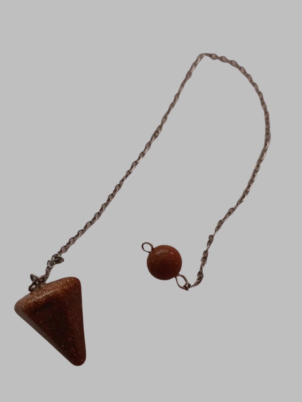 Goldstone Crystal Pendulum