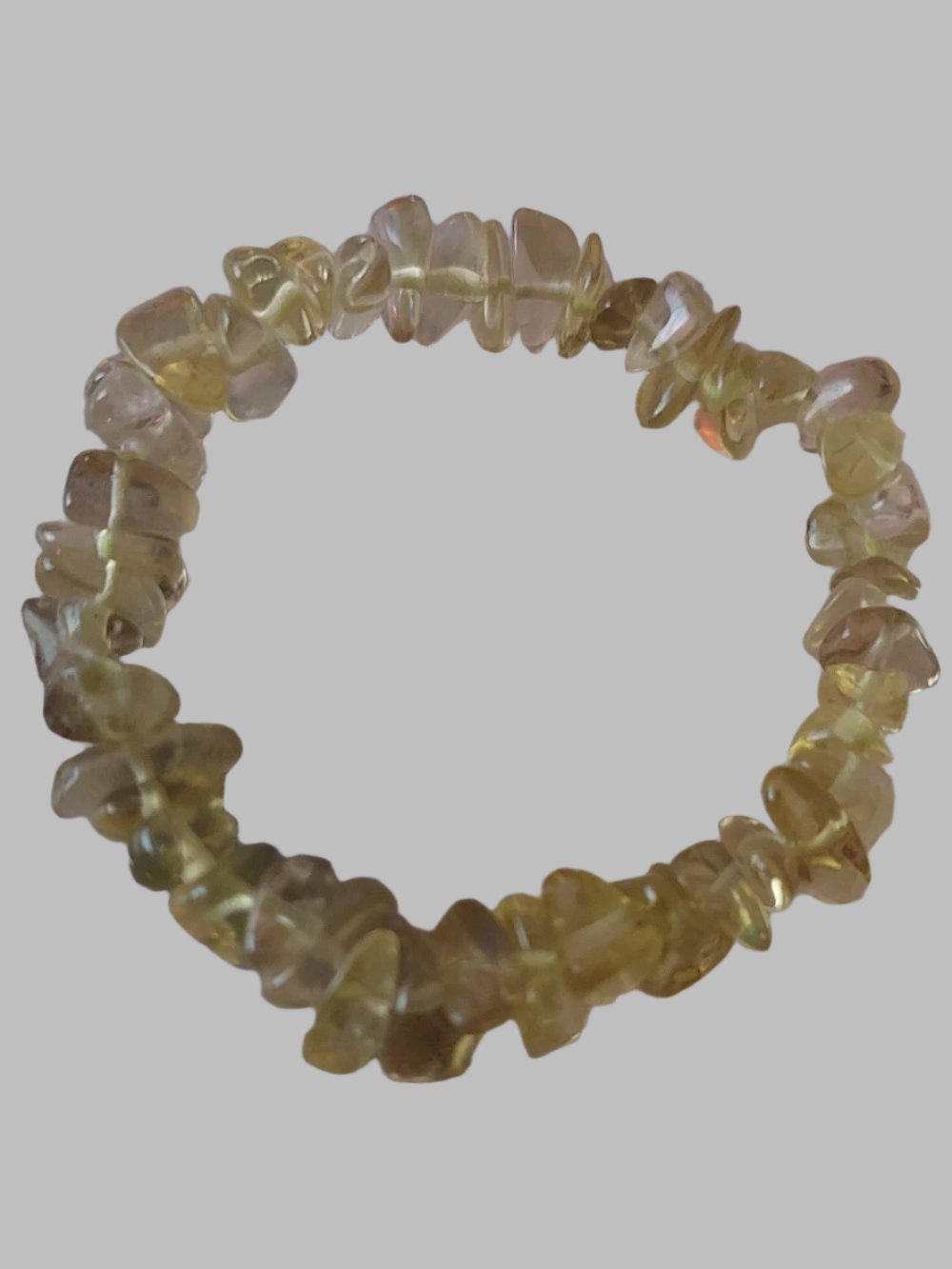 Lemon Quartz Crystal Stretch Bracelet