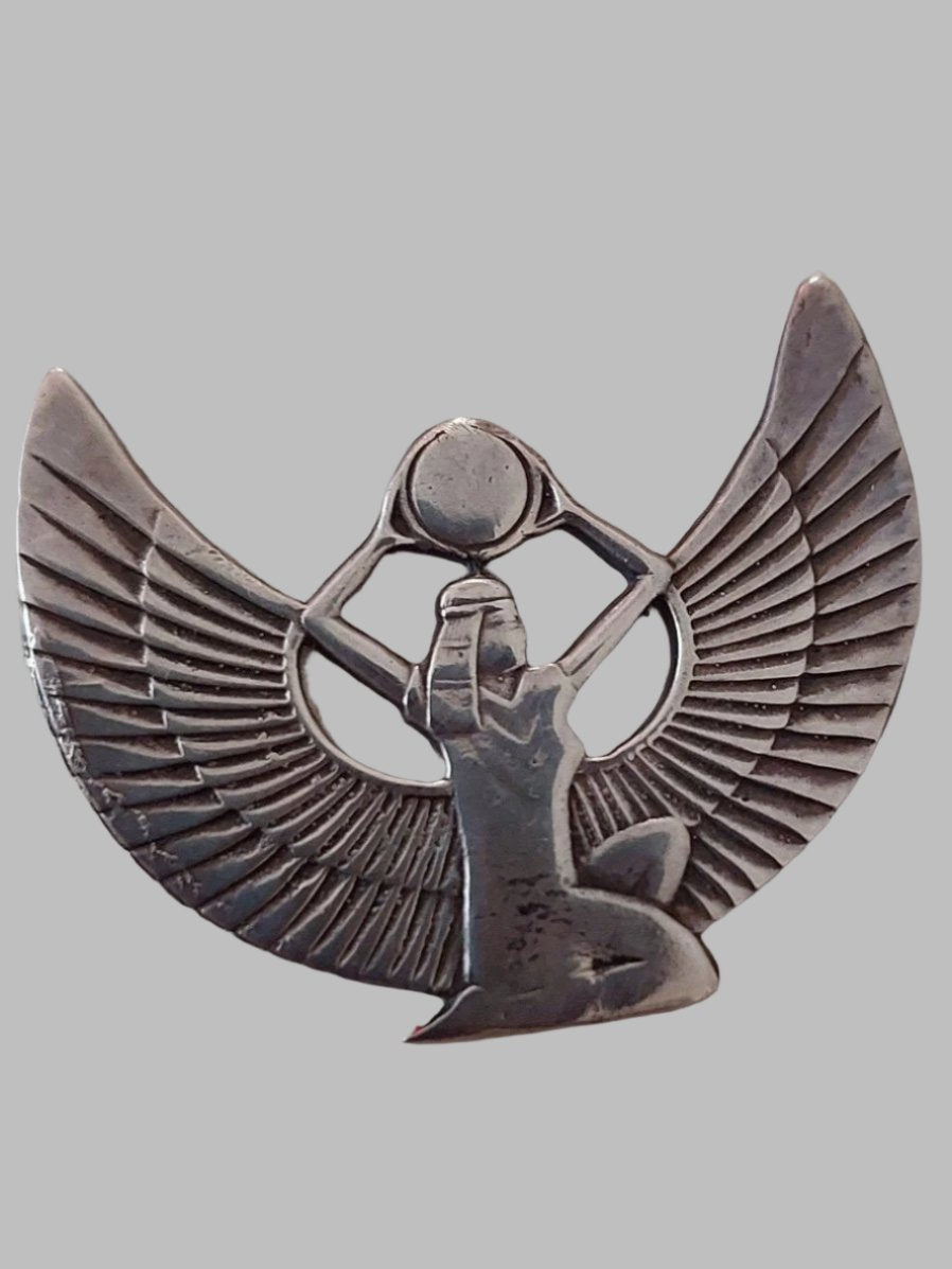 Egyptian Isis Sterling Silver Solid 925 Symbol