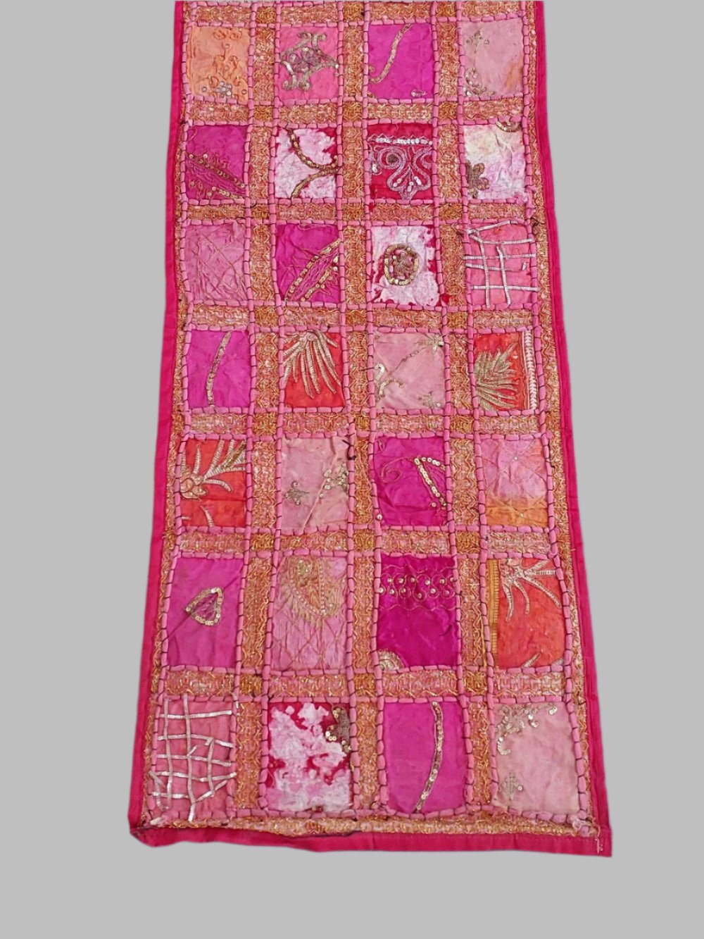 Pink Indian Design Table Runner/Wall Hanging