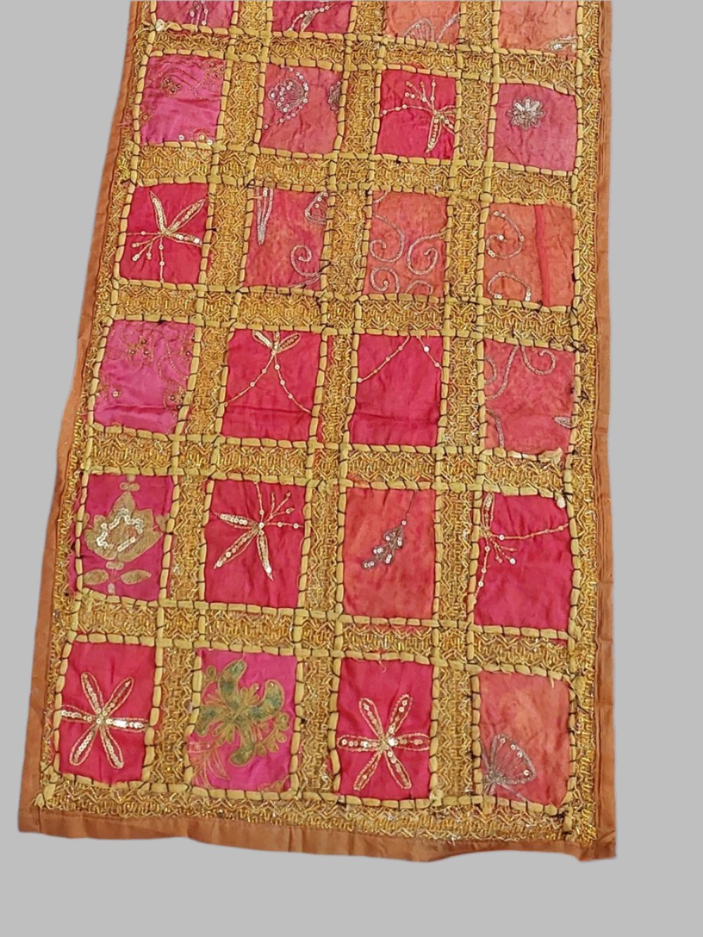 Mustard Indian Design Table Runner/ Wall Hanging