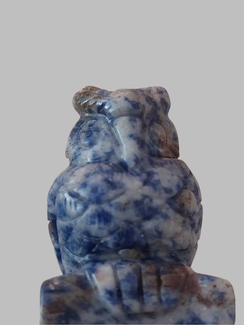 Sodalite Crystal Owl