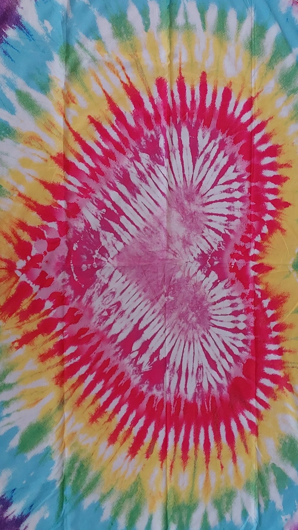 Heart Tie-Dye Wall Hanging