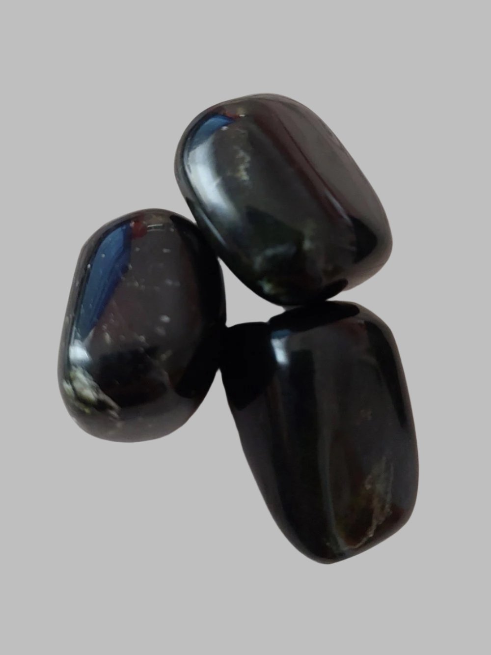 Black Serpentine Tumbled Crystal Stone