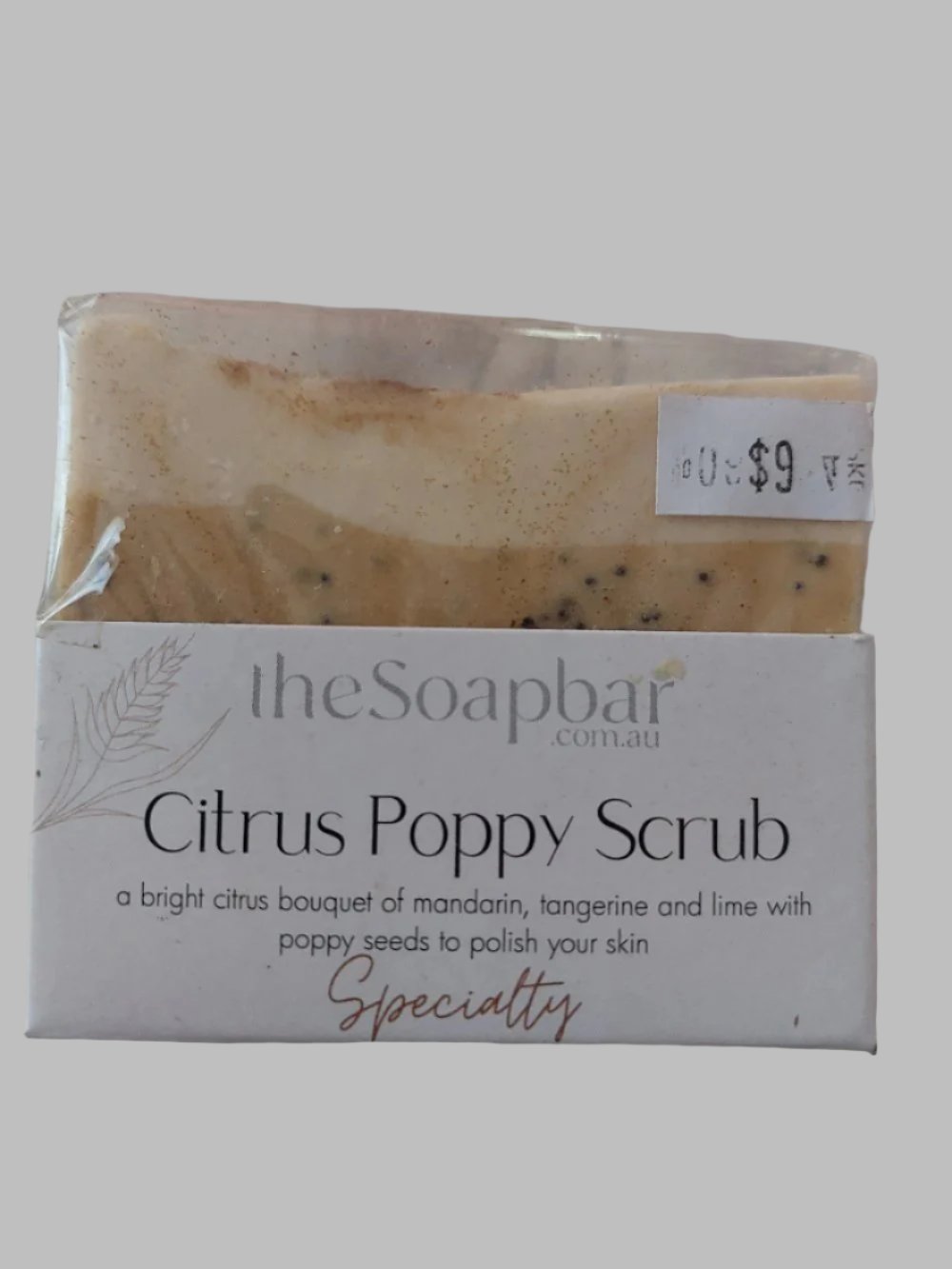 Citrus Poppy Scrub Soap